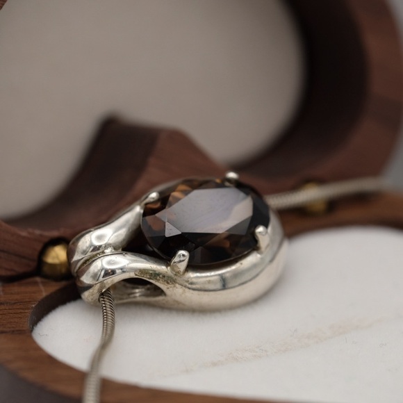 Paolo Romeo Pendant on 12.43 G Sterling Silver Omega Chain GORGEOUS - Picture 2 of 16